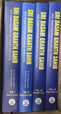 Sri Dasam Granth Sahib Punjabi Transliteration English Translation 4 Volume Set Sanchia MJ Senchia