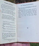 Thoughts and Prayers for Young Communicants Vintage 1920 Christian Book B29 Rare