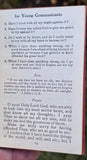 Thoughts and Prayers for Young Communicants Vintage 1920 Christian Book B29 Rare