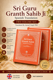Sri Guru Granth Sahib Ji in Spanish Translation Two Volumes Sanchia Complete Set