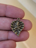 Sri Ganesh Pendant Hindu Silver Gold Plated Evil Eye Protection Nazar Shield K52 Power Amulet Talisman