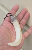 Sikh Soor Dand Authentic Antique Pendant Old Evil Eye Nazar Shield Dant Nihang