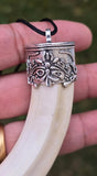 Sikh Soor Dand Authentic Antique Pendant Old Evil Eye Nazar Shield Dant Nihang
