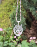 Stainless Steel Lion King Necklace Gold & Silver Plated adjustable Chain Q52R Crown Pendant Unisex