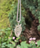 Stainless Steel Lion King Necklace Gold & Silver Plated adjustable Chain Q52R Crown Pendant Unisex