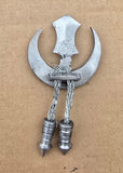 Sarbloh Sikh Chand Tora Brooch Pin Turban Dumala Dastar Patka Singh Handmade BBB