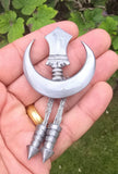 Sarbloh Sikh Chand Tora Brooch Pin Turban Dumala Dastar Patka Singh Handmade BBB