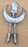 Sarbloh Sikh Chand Tora Brooch Pin Turban Dumala Dastar Patka Singh Handmade BBB