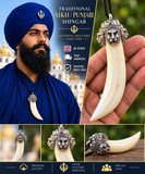 Sikh Pendant Nihang Shikaar Dand Nazar Protection Authentic Jangli Soor Evil Eye Gift