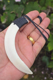 Sikh Pendant Natural Pig Dand Necklace Jangli Soor Dand Shikaar Punjabi Talisman Nihang Nazar Protection Authentic