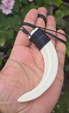 Sikh Pendant Natural Pig Dand Necklace Jangli Soor Dand Shikaar Punjabi Talisman Nihang Nazar Protection Authentic