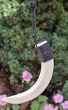 Sikh Pendant Natural Pig Dand Necklace Jangli Soor Dand Shikaar Punjabi Talisman Nihang Nazar Protection Authentic