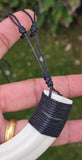 Sikh Pendant Natural Pig Dand Necklace Jangli Soor Dand Shikaar Punjabi Talisman Nihang Nazar Protection Authentic