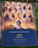 Nanakshahi Jantari 2027 English Sikh Calendar Sangrand Gurbani Colour Baramaha