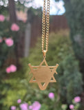 Star of David Lion Sword Pendant Necklace Stainless Steel Nazar Protection Gift Talisman Amulet