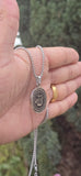 Allah Pendant Necklace Stainless Steel Muslim Islamic Nazar Evil Eye Talisman Q6 Amulet