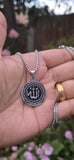 Allah Pendant Necklace Stainless Steel Muslim Islamic Nazar Evil Eye Talisman Q6 Amulet