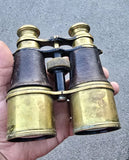 Antique A Tubeuf Paris Brass Binoculars WW1 Army Military Field Glasses 1917