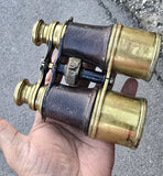 Antique A Tubeuf Paris Brass Binoculars WW1 Army Military Field Glasses 1917