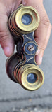 Antique A Tubeuf Paris Brass Binoculars WW1 Army Military Field Glasses 1917