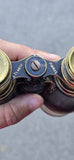 Antique A Tubeuf Paris Brass Binoculars WW1 Army Military Field Glasses 1917
