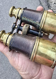 Antique A Tubeuf Paris Brass Binoculars WW1 Army Military Field Glasses 1917
