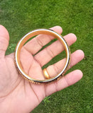 Punjab Kara Sikh Kada – Black & Gold Plated Khanda Panjab Lion Tiger Baaz Bangle Punjabi Bracelet