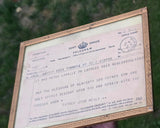 1956 Vintage Framed Christian Blessing Telegram A Prayer That Crossed Atlantic Original Post Office Religious History Collectible Keepsake