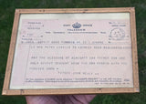 1956 Vintage Framed Christian Blessing Telegram A Prayer That Crossed Atlantic Original Post Office Religious History Collectible Keepsake