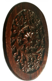 Sikh Beard Hair Brush Moustache Antique Look Wooden Artistic Bristles Brush B5 Mahogany