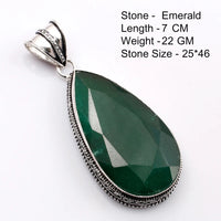 Genuine  Emerald  Pendant Women Jewelry gift