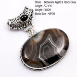 Genuine Turquoise Labradorite Jasper Agate  Pendant