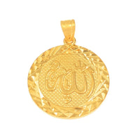 Anniyo 3.2CM Allah Charms Pendants Gold Plated for Women Men,Arabic Muslimic Jewelry Factory Price #610020