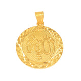 Anniyo 3.2CM Allah Charms Pendants Gold Plated for Women Men,Arabic Muslimic Jewelry Factory Price #610020