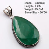 Genuine  Emerald  Pendant Women Jewelry gift