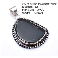 Genuine Labradorite Turquoise Black Tourmaline Moonstone Sapphire Jasper Agate Pendant Silvers Overlay over Copper