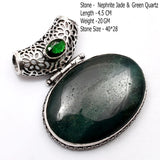 Genuine Turquoise Agate Jasper Labradorite  Pendant Women Jewelry gift