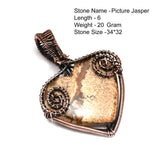 Genuine Rhodochrosite Jasper Agate Turquoise  Pendant