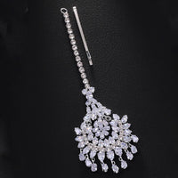 Stonefans Bridesmaid Decoration Dress Accessories Gift Jewelry Wedding Fashion 2025 Party Geometric Hair Chain Headband Bridal
