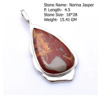 Genuine Sapphire Turquoise Emerald Agate Labradorite Jasper  Pendant