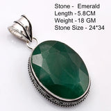 Genuine  Emerald  Pendant Women Jewelry gift