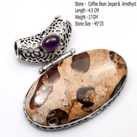 Genuine Turquoise Agate Jasper Labradorite  Pendant Women Jewelry gift