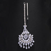 Stonefans Bridesmaid Decoration Dress Accessories Gift Jewelry Wedding Fashion 2025 Party Geometric Hair Chain Headband Bridal