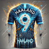 New arrivals Men Summer Football Jersey Tshirt Haaland No. 9 Special Football Jersey Outdoor Sports Short Sleeves Fan Jersey Kit