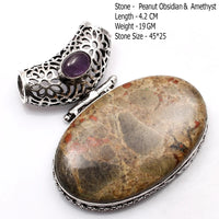 Genuine Turquoise Agate Jasper Labradorite  Pendant Women Jewelry gift