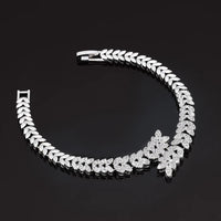 2025 New Wedding Jewelry Set for Women Saudi Arabia 4 Pieces Zirconia Bridal Jewellery Collection Necklace Set