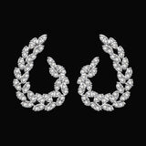 2025 New Wedding Jewelry Set for Women Saudi Arabia 4 Pieces Zirconia Bridal Jewellery Collection Necklace Set