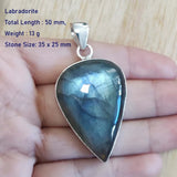 Genuine Labradorite  Pendant Women Jewelry gift