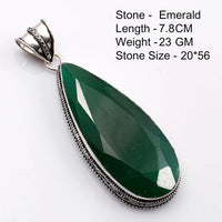 Genuine  Emerald  Pendant Women Jewelry gift