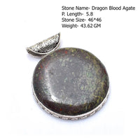 Genuine Sapphire Turquoise Emerald Agate Labradorite Jasper  Pendant